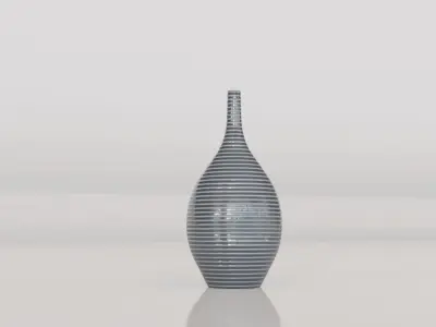 Earthenware Jug 01 Low-poly 3D model