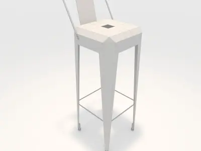 Bar Stool 10 3D model