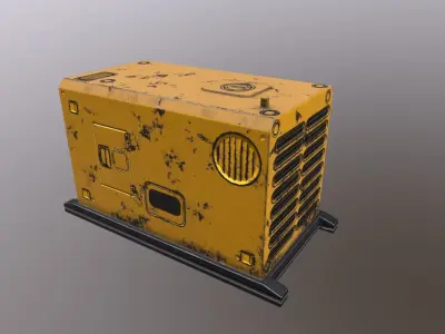 Jenerator 02 Stylized  Low-poly 3D model