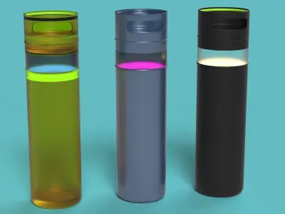 Modern Bottle 3D model