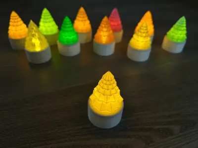Mini-LED-Christmas-Tree - Vase Mode 3D print model