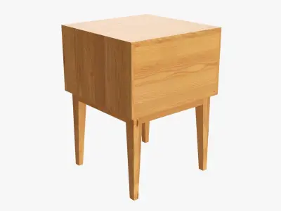 Bedside table 04 3D model
