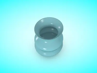 Vase 2 Low-poly 3D model