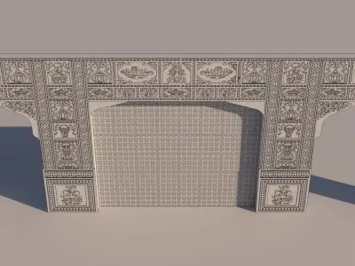 Indian Wall 3D model
