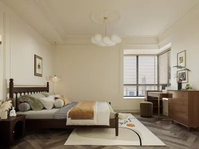  Bedroom interior 11 3D model
