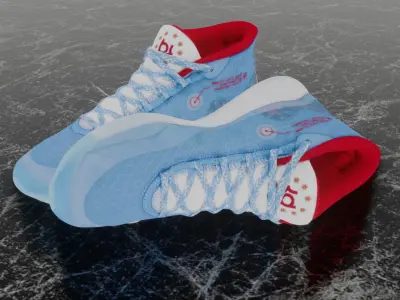 NIKE KD 12 DON C 3D SHOES Low-poly 3D model