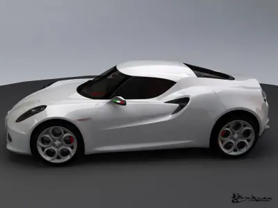 Alfa Romeo 4C Concept 2011 3D model