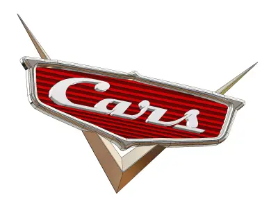 Disney Pixar Cars Logo  3D print model