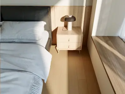 Bedroom interior scenes 3D model V2