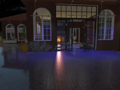 My house Model In montana Low-poly 3D model