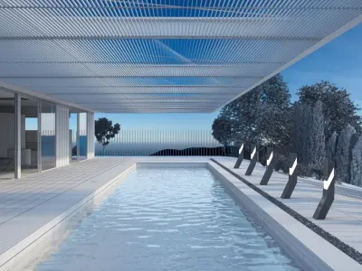 Luxury Lighted Bollard 2 3D model