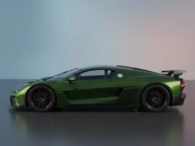 The Bugatti Chiron Super Sport 3D model