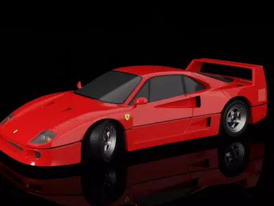 Ferrari F40 3D model