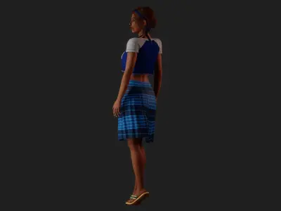 Ocean Breeze Beauty 3D model