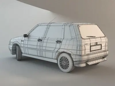 Fiat Uno 3D model