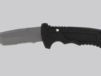 knife 3d model folding pocket 3D model