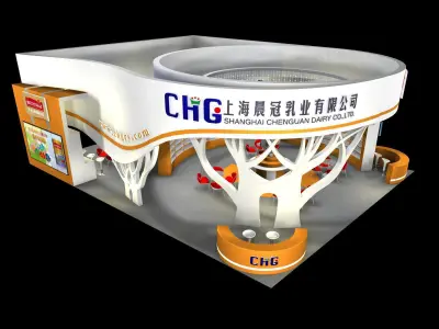 Exhibition - Area - 12X15-3DMAX2009-03 3D model