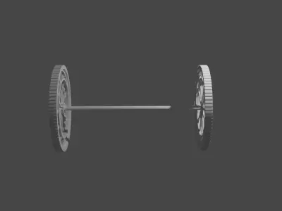 Wheels Old time 3D model