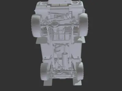 Land Rover Defender 90 Scale 1-35 3D print model