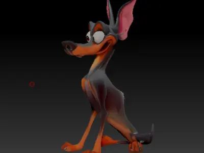 dogs 3d model 3D model