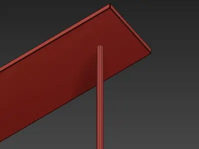 Trough Chandelier 3D model