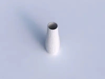 Vase with fine organic cells 3D print model