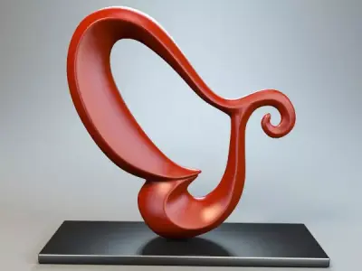 Abstract Figure 3D model 23