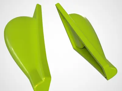 SUBARU IMPREZA WRX STI 2006 SIDE MIRRORS 3D print model