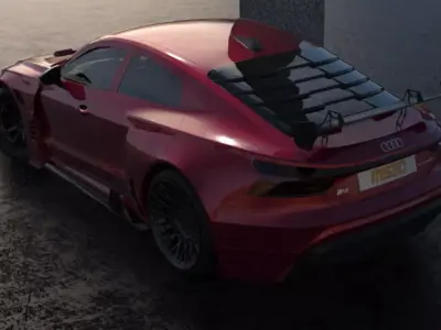 Audi E-Tron GT Wide Body Kit 3D model