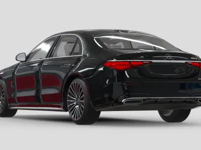 Mercedes S-Class S 500 3D model