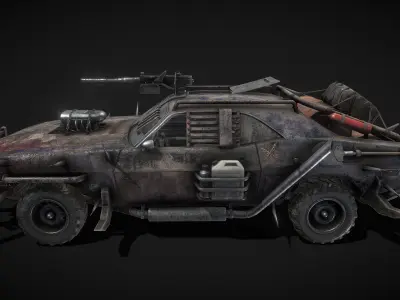 Roadkill Scum Low-poly 3D model