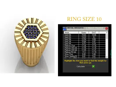 STYLISH GENTS RING 3D print model