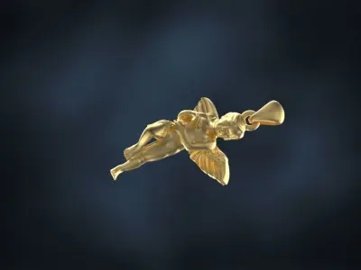angel pendant Free 3D print model