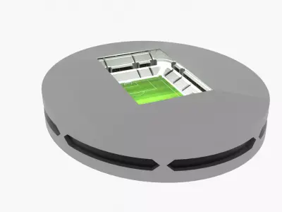 Football Stadium Low-poly 3D model 42