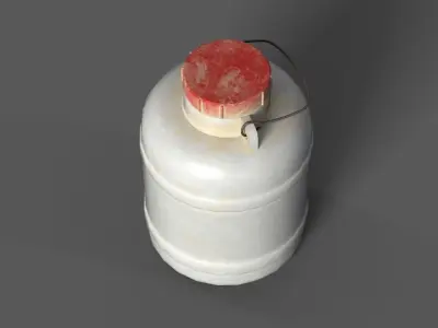Lowpoly Gallon water bottle Low-poly 3D model