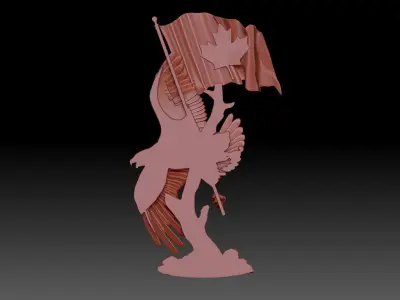 English Canada 3D print model