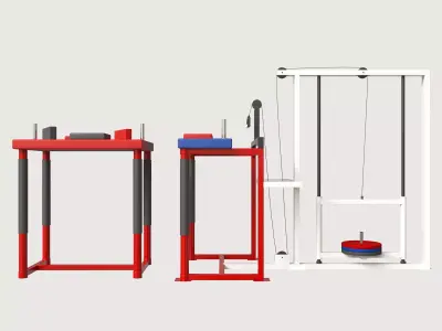 armwrestling stol bilek guresi masasi 3D model