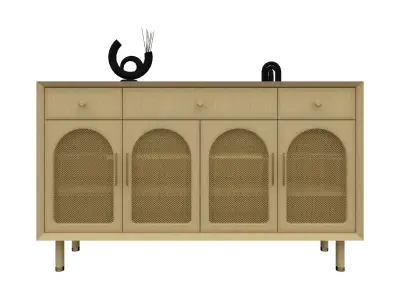 Parametric Sideboard Revit  3D model