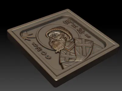 Saint Spyridon of Trimyphus 3 3D print model