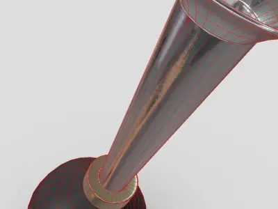 Air Horn Low-poly 3D model