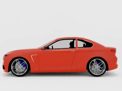 Coupe Series  Low-poly 3D model