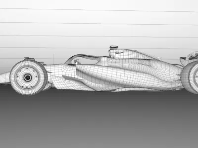 F1 AstonMartin AMR-25 2025 Low-poly 3D model