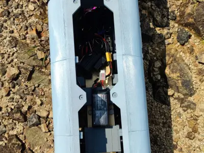 Crawler TGA Fuel Carrier Trx6 - 1-10 RC body attachment 3D print model