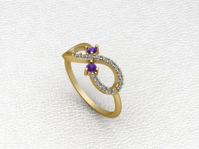 Infinity rings 3D print model purchase