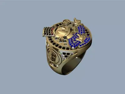 MC Duck ring - Anillo Mc Pato  3D print model