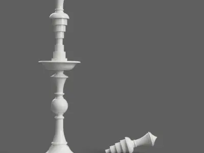 classic candle holder 3D print model