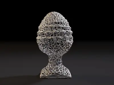 Decor pine cone 3D print model