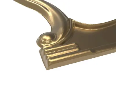 carved frame 3D model 23