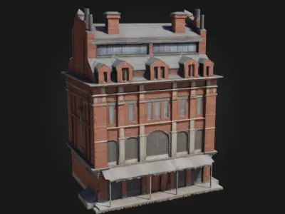 The Industrial Warehouse  Grit and Function in a Massive Shell 3D model