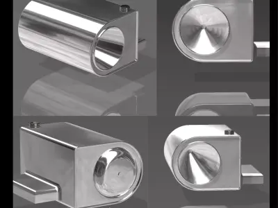 Swamp cooler for scale autos and dioramas  3D print model